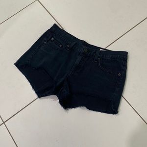 Women’s Rag and Bone Black Denim Shorts